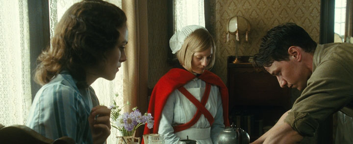 Kiera Knightley, Romola Garai and James McAvoy