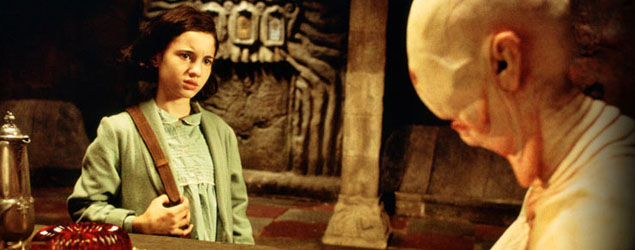 Ivana Baquero and Doug Jones