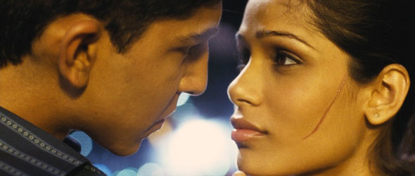 Dev Patel and Frieda Pinto