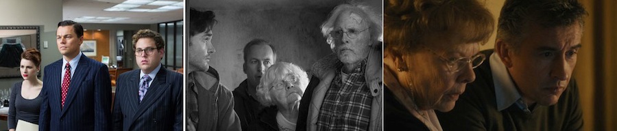 The Wolf of Wall Street; Nebraska; Philomena