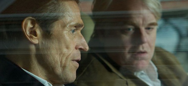 Willem Dafoe and Philip Seymour Hoffman